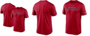 Nike Men's Red Tampa Bay Buccaneers Wordmark Legend Performance T-shirt